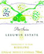 Leeuwin Estate Art Series Riesling 2001 Front Label