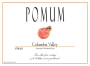 Pomum Cellars Syrah 2012 Front Label