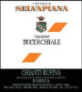 Selvapiana Chianti Rufina Riserva Bucerchiale 1999 Front Label