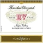 Beaulieu Vineyard Napa Sauvignon Blanc 2001 Front Label