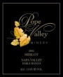Pope Valley Winery Eakle Ranch Vineyard Merlot 2005 Front Label