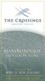 The Crossings Sauvignon Blanc 2001 Front Label