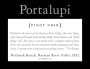 Portalupi Dolinsek Ranch Pinot Noir 2012 Front Label