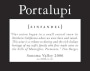 Portalupi Sonoma Valley Zinfandel 2006 Front Label
