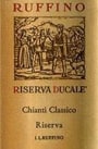 Ruffino Ducale Oro Chianti Classico Riserva 1999 Front Label