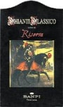 Banfi Chianti Classico Riserva 1999 Front Label
