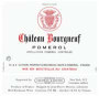 Chateau Bourgneuf Ch. Bourgneuf 1998 Front Label