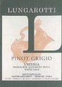 Lungarotti Pinot Grigio 2001 Front Label