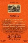 Seghesio Arneis 2001 Front Label