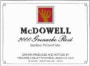 McDowell Grenache Rose 2000 Front Label