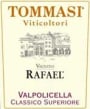 Tommasi Rafael Valpolicella 1999 Front Label