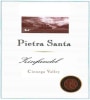 Pietra Santa Zinfandel 2008 Front Label