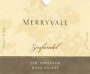 Merryvale Zinfandel Jan Vineyard 1999 Front Label