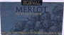 L'Orval Merlot 2001 Front Label