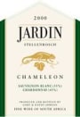 Jardin Stellenbosch Chameleon Blanc 2000 Front Label