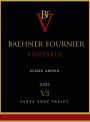 Baehner Fournier Vineyards V3 2011 Front Label