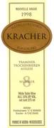 Kracher Traminer TBA No. 8 (375ML) 1998 Front Label