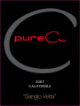 PureCru Napa Valley Sangio Vetta Red 2007 Front Label