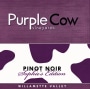 Purple Cow Vineyards Sophies Edition Pinot Noir 2012 Front Label