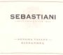 Sebastiani Zinfandel 2000 Front Label