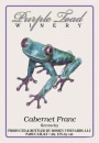 Purple Toad Winery Cabernet Franc 2011 Front Label