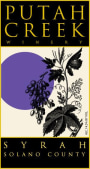 Putah Creek Winery Syrah 2009 Front Label