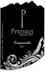 Pyrenees Vineyard & Cellars Tempranillo 2011 Front Label