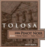 Tolosa Winery Estate Pinot Noir 2006  Front Label