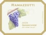 Ramazzotti Wines Sangiovese 2003 Front Label