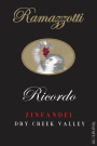 Ramazzotti Wines Ricordo Zinfandel 2013 Front Label