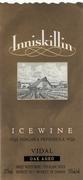 Inniskillin Oak-aged Vidal Icewine (375ML half-bottle) 2001 Front Label