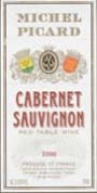 M. Picard Cabernet Sauvignon 2001 Front Label