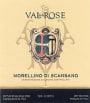 Val delle Rose Morellino di Scansano 2001 Front Label