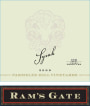 Ram's Gate Winery Parmelee Hill Vineyard Syrah 2009 Front Label