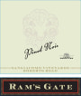 Ram's Gate Winery Sangiacomo Roberts Road Vineyard Pinot Noir 2012 Front Label