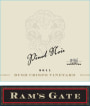Ram's Gate Winery Bush Crispo Vineyard Pinot Noir 2011 Front Label