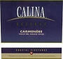 Calina Carmenere 2001 Front Label