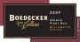 Boedecker Cellars Athena Pinot Noir 2009 Front Label