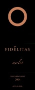 Fidelitas Merlot 2004 Front Label