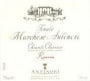Marchesi Antinori Marchese Chianti Classico Riserva 1999 Front Label