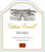 Chateau Boswell True Course Chardonnay 2009 Front Label
