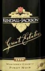 Kendall-Jackson Great Estates Monterey Pinot Noir 1999 Front Label