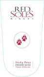 Red Soles Winery Sticky Paws 2013 Front Label