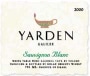 Yarden Sauvignon Blanc  (OU Kosher) 2000 Front Label