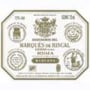 Marques de Riscal Rioja Reserva 1998 Front Label