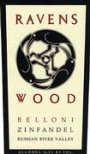 Ravenswood Belloni Ranch Zinfandel 2000 Front Label