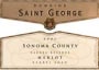 Dom. St. George Barrel Reserve Merlot 2001 Front Label