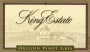 King Estate Pinot Gris 2001 Front Label