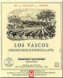 Los Vascos Cabernet Sauvignon 2001 Front Label