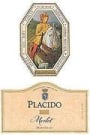 Placido Merlot 2001 Front Label